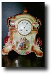English Porcelain, w/Original French works; Chime on bell, circa 1890-1900 — Antique Clocks Price Guide