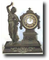 Ansonia " FISHER" , circa 1880's — Antique Clocks Price Guide