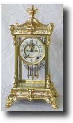 Ansonia "ELYSIAN" Crystal Regulator, c. 1920 — Antique Clocks Price Guide