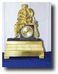 French Figural Clock, late 18th century — Antique Clocks Price Guide