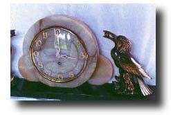 Art Deco Marble clock with Birds, circa 1930 — Antique Clocks Price Guide