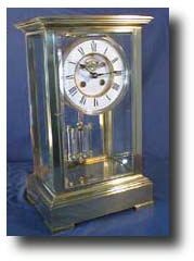 French Crystal Regulator, c. 1860 — Antique Clocks Price Guide