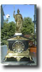 French Figural Clock - mid 19th century — Antique Clocks Price Guide