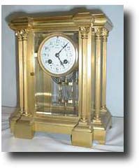 TIFFANY - French Crystal Regulator, c. 1890 — Antique Clocks Price Guide