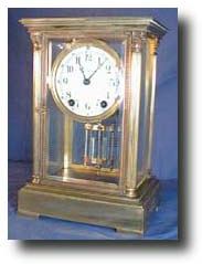 Seth Thomas "EMPIRE No. 63" Crystal Regulator, c. 1910 — Antique Clocks Price Guide