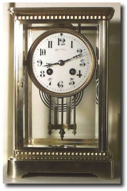 French Crystal Regulator made for TIFFANY of New York, c. 1890 — Antique Clocks Price Guide