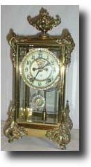 Ansonia "MARQUISE" Crystal Regulator, c. 1901 — Antique Clocks Price Guide