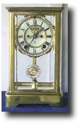Ansonia Crystal Regulator, "PRISM" Model, c. 1891 — Antique Clocks Price Guide
