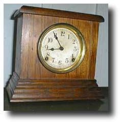 Sessions Oak Case Clock, circa 1900 — Antique Clocks Price Guide