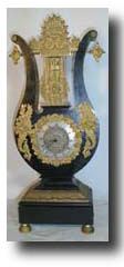 French Lyre Clock, circa 1820 — Antique Clocks Price Guide