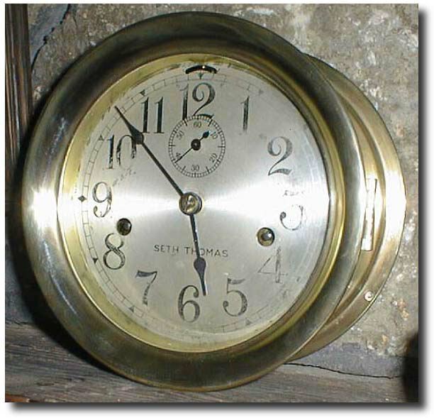 Seth Thomas Ship's Clock, circa 1940's — Antique Clocks Price Guide