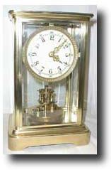 German 400-day Crystal Regulator, c. 1880 — Antique Clocks Price Guide