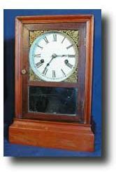 Atkins Shelf Clock. Early. , circa 1840's — Antique Clocks Price Guide