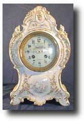 French China Clock , circa 1890 — Antique Clocks Price Guide
