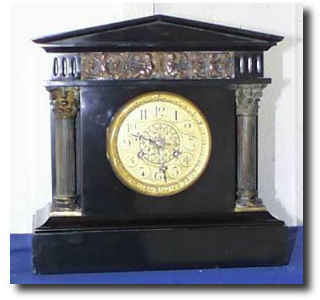 TIFFANY - French Marble with Figural Frieze, circa 1890's — Antique Clocks Price Guide