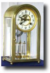 Waterbury Crystal Regulator, "AUCH" Model, c. 1912 — Antique Clocks Price Guide