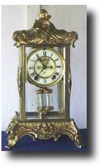 Ansonia " ZENITH" Crystal Regulator with Open Escapement, c. 1920 — Antique Clocks Price Guide