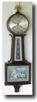 New Haven Banjo clock No. 392, circa 1920's — Antique Clocks Price Guide