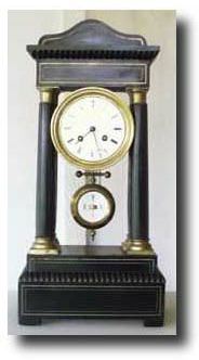 French Empire Style Portico clock, circa 1890 — Antique Clocks Price Guide