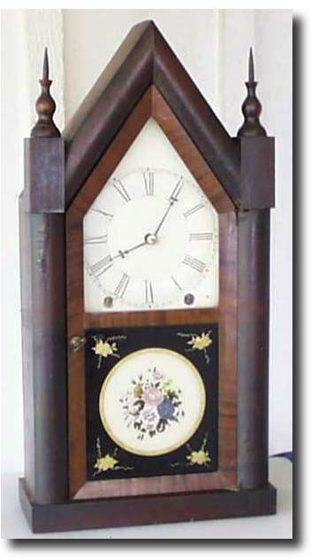 W.S. Johnson 8 Day steeple clock, circa 1850 — Antique Clocks Price Guide