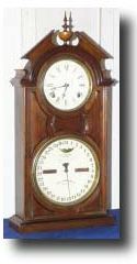 Ithaca "SHELF LIBRARY" Calendar Clock , circa 1874 — Antique Clocks Price Guide