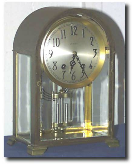 Seth Thomas "CRYSTAL DORIC No. 1" Crystal Regulator, c. 1913 — Antique Clocks Price Guide