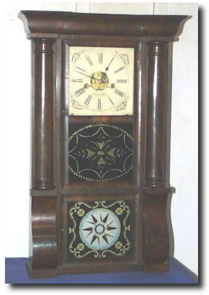 J.C. Brown Empire Shelf Clock, circa 1840's — Antique Clocks Price Guide