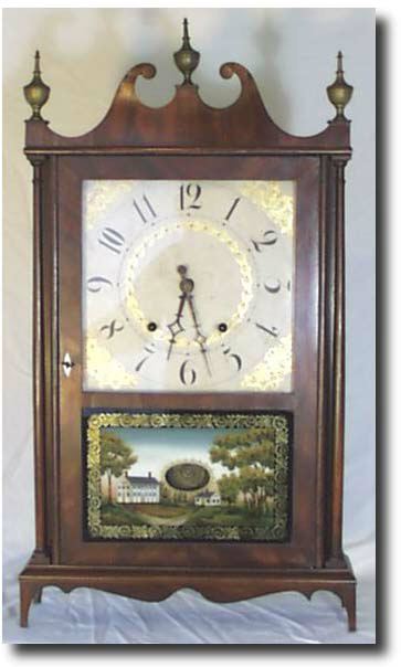 Eli Terry Piller and Scroll clock, circa 1820 — Antique Clocks Price Guide