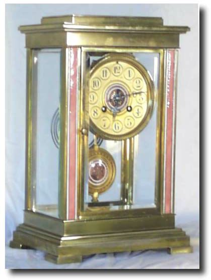 French Crystal Regulator, c. 1860 — Antique Clocks Price Guide