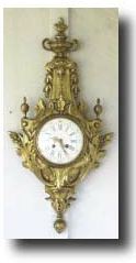 French Cartel Striking Wall Cock, 1880's — Antique Clocks Price Guide