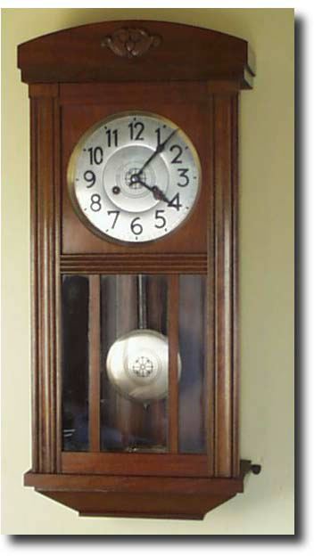 Junghans Chiming Wall Clock, c.1925 — Antique Clocks Price Guide