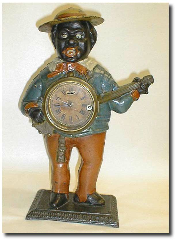 "Sambo" Blinking Eye Clock, c. 1867 — Antique Clocks Price Guide