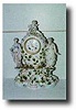 Dresden China Figural Clock, circa 1830
