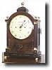 English Regency rosewood bracket clock