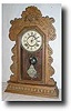 Ansonia gingerbread kitchen clock, circa 1900