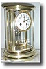 French Oval Crystal Regulator, c. 1860