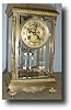 French Crystal Regulator with Open Escapement , c. 1897