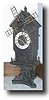 French Windmill Clock, circa 1900