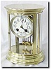 French Oval Crystal Regulator, c. 1900