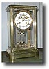 French Crystal Regulator with Open Escapement, c. 1890
