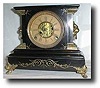 Ansonia " LA DUCHESSE" Enameled Iron with open dial, circa 1890