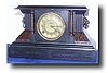 E. Ingraham black wood mantel clock, circa 1880's