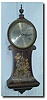 Seth Thomas Chinoiserie Decorated banjo clock, circa 1900's
