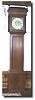 English "SINGLE HAND" oak tallcase clock, early 18th century