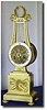 French Lyre Style Gilt Bronze, circa 1900