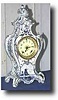 Ansonia Royal Bonn Porcelain Clock, circa 1900