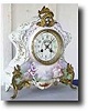 French Porcelain China Clock , circa 1890