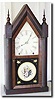 W.S. Johnson 8 Day steeple clock, circa 1850