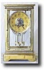 French Cloisonne Crystal Regulator, c. 1860