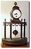 French Portico Column Clock, circa 1900